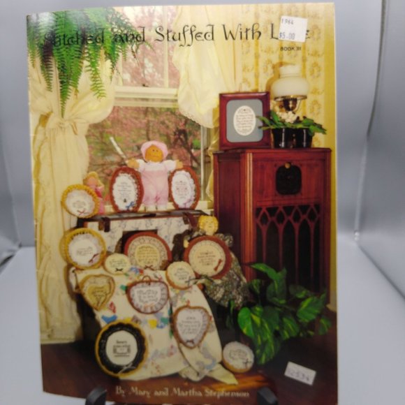 Vintage Cross Stitch Patterns, Stitched and Stuffed with Love Book 3 by Mary - Picture 1 of 2